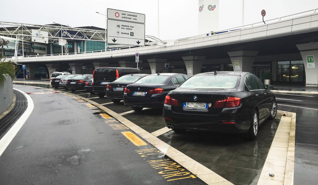 Fiumicino airport private transfers cars