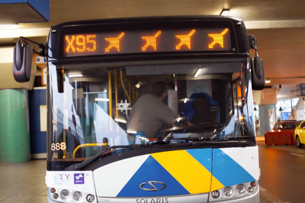 Athens airport bus X95
