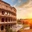 An image of the Colosseum at sunset.
