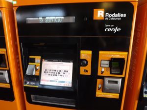 Barcelona airport renfe ticket machine Barcelona airport renfe ticket machine