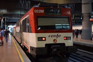 Madrid airport regional renfe train