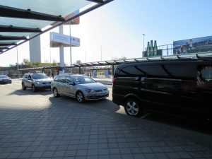 Amsterdam airport taxis Amsterdam airport taxis lined up