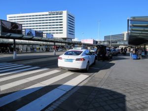 Amsterdam airport taxis Amsterdam airport taxis lined up