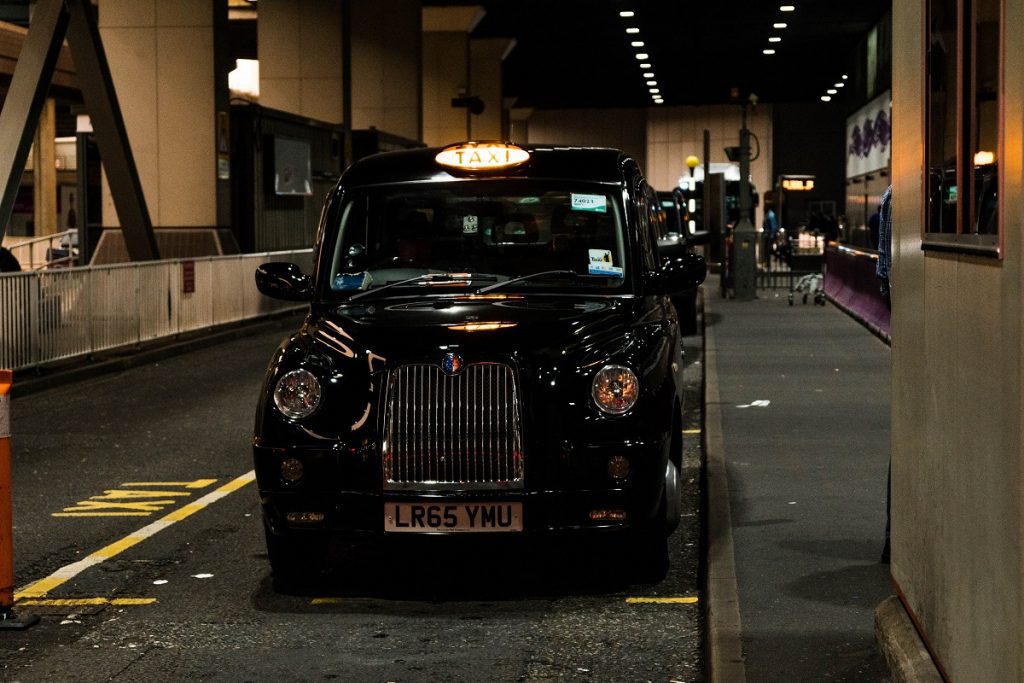 Heathrow airport traditional black cab