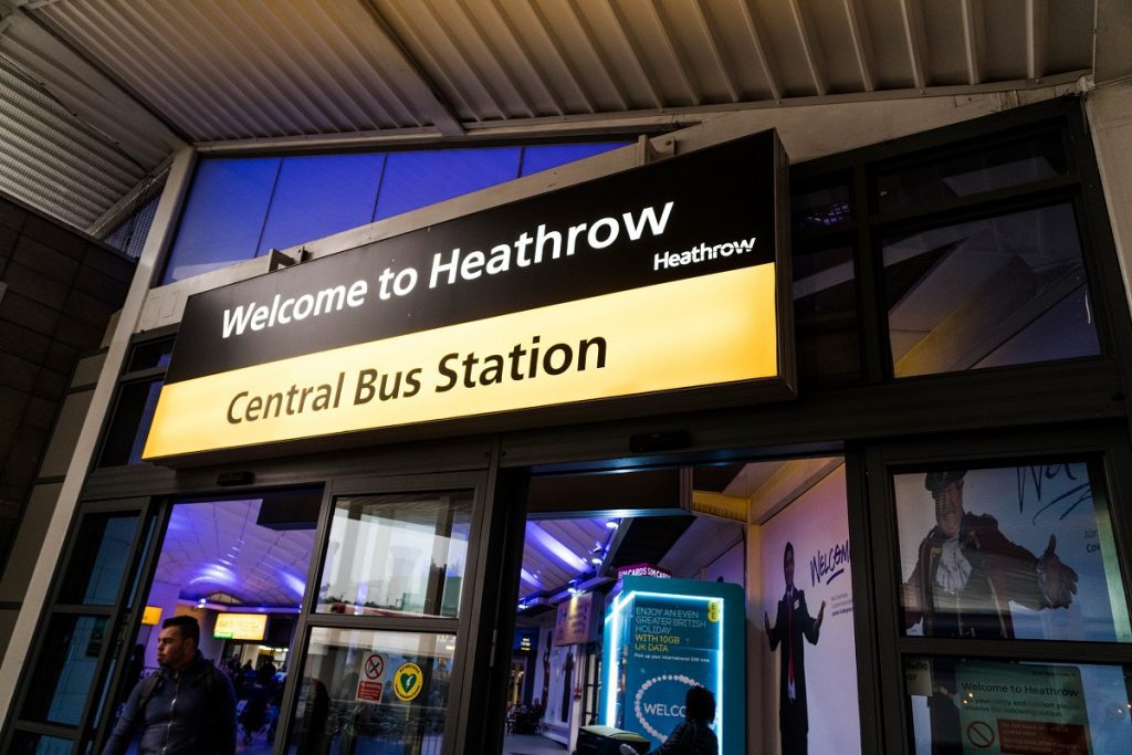 Heathrow airport Central bus station