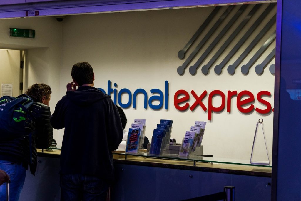 Heathrow airport National Express ticket coutner