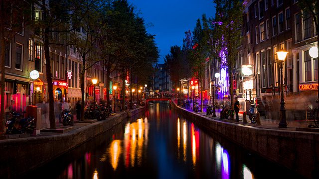 Red Light District by night