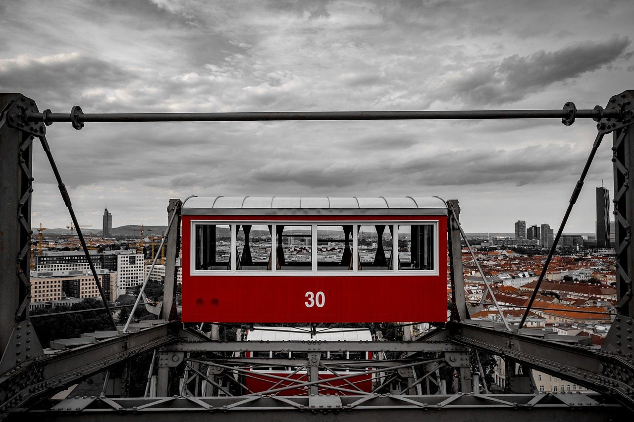 ferris wheel view vienna