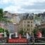 View of Karlovy Vary's colorful houses.