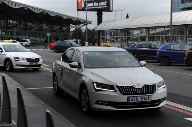 Prague airport taxi Prague airport white taxi
