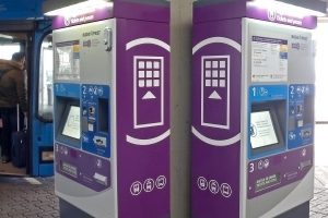 Budapest airport bus ticket machines Budapest airport automated bus ticket machines. Taking a bus from Budapest Airport to Keleti train station is a great, budget- friendly option.