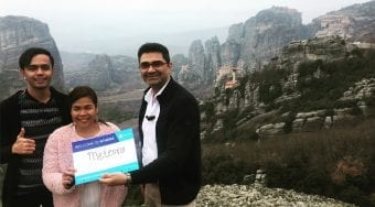 welcome pickups experience to meteora