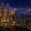 Kuala Lumpur at night.