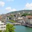 Zurich buildings along the hillside