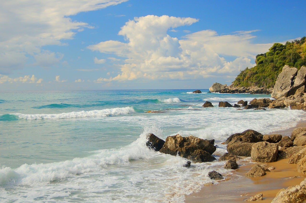 hike corfu trail golden beach