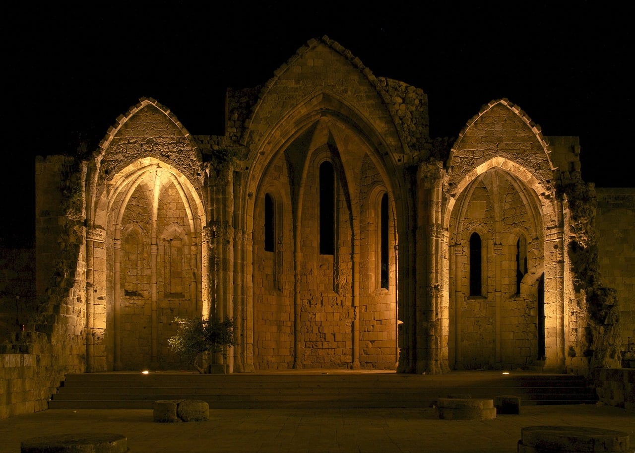 rhodes greece medieval church
