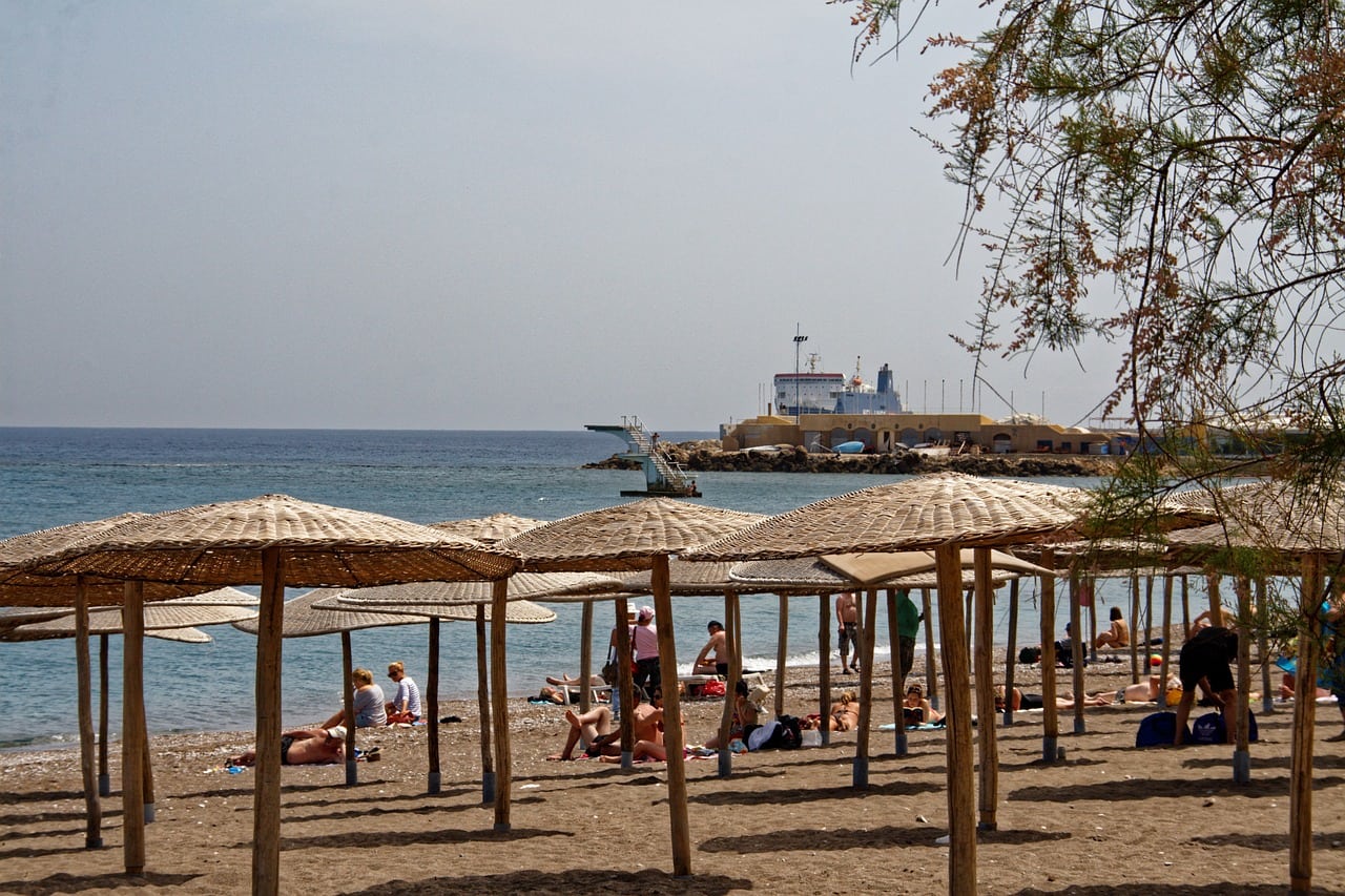 rhodes faliraki beach