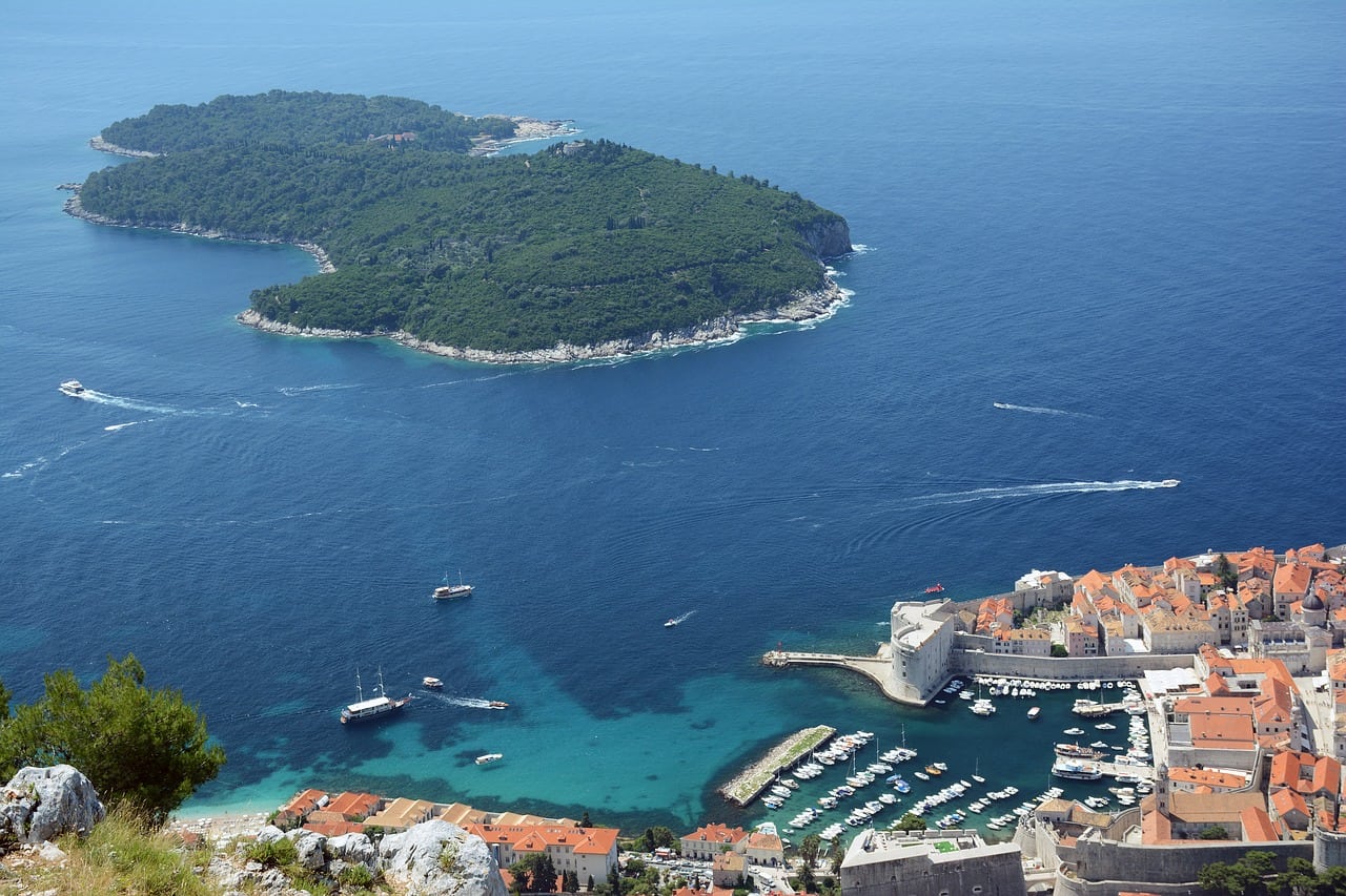 island near dubrovnik