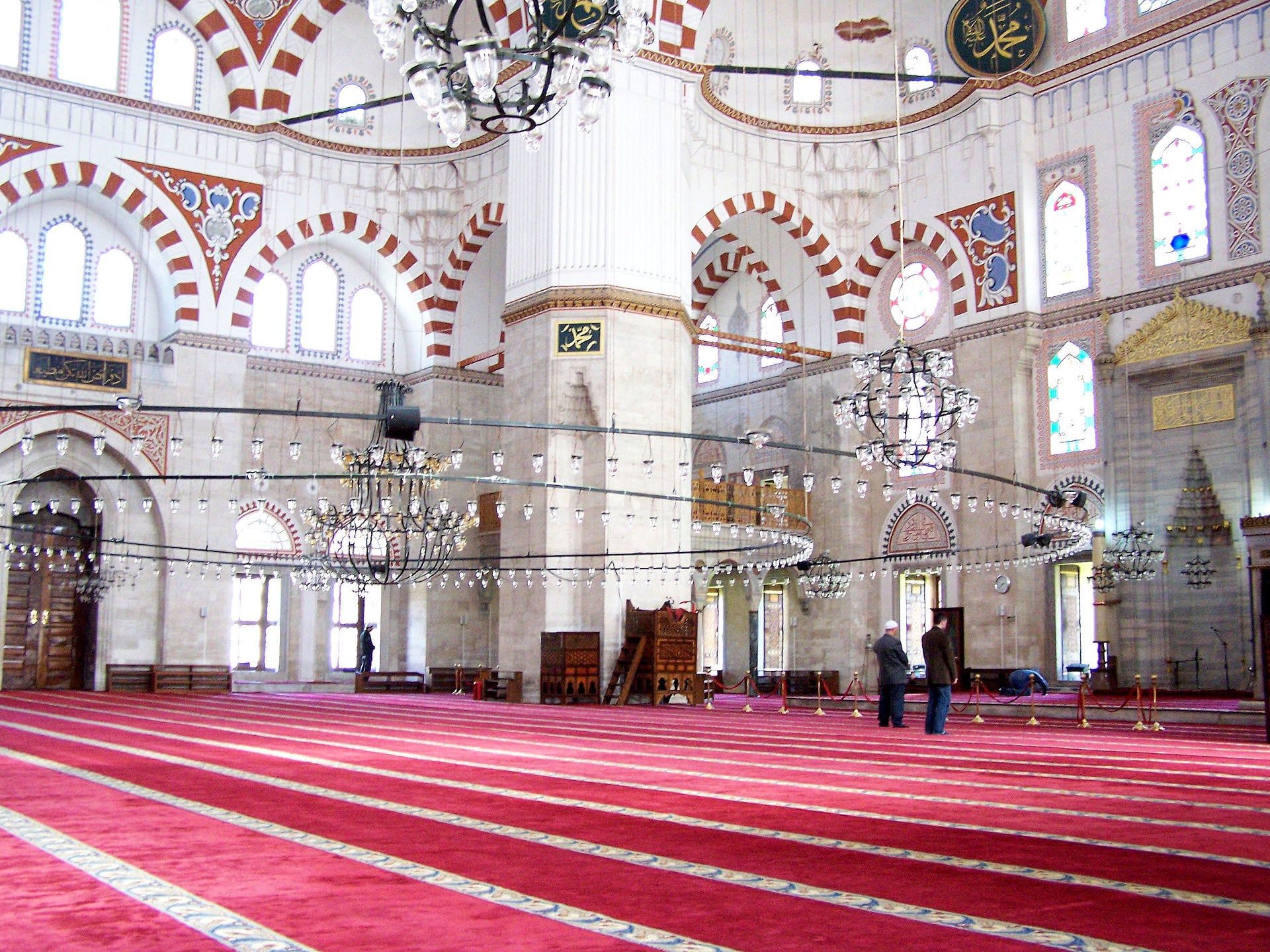 inside the Şehzade Mosque