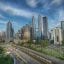 cityscape of tall buildings in Kuala Lumpur