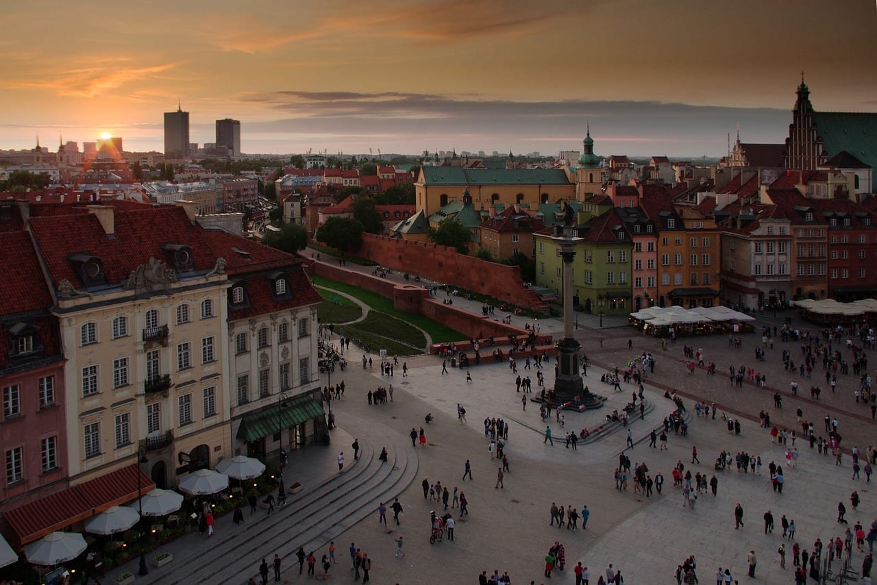 history of warsaw old town