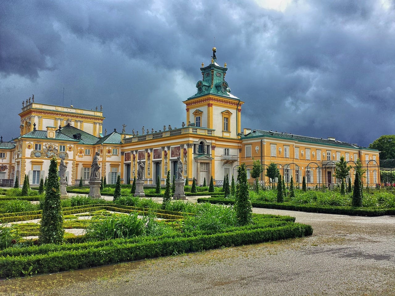 warsaw wilanow palace architecture