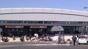 Front view of Roma Ciampino Airport.