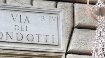 Rome Shopping Via dei Condotti SIgn