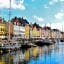 Colorful homes along the waterway in Copenhagen