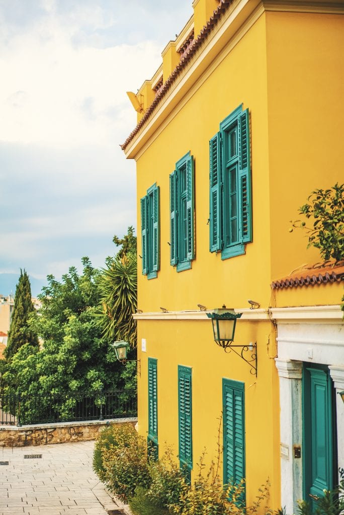 Plaka area in Athens