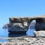 rock formation in the sea in gozo malta