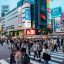 Busy Tokyo City street