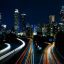 Atlanta street at night
