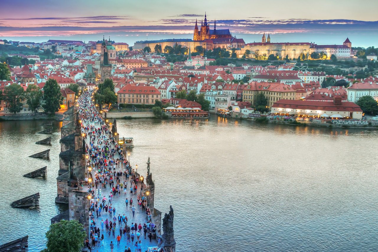 Charles Bridge panoramic