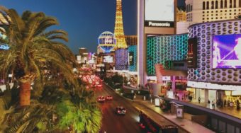 Las Vegas night city streets