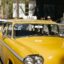 Yellow taxi vehicles
