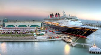 cruise ship docked at Port Canaveral