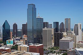 Dallas Skyline View from Reunion Tower