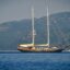Sailboat on the water in Dalaman.