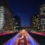 timelapse photography of vehicles roaming the street in nighttime at Schuman roundabout