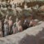 Terracotta Army figures and horses at Emperor Qinshihuang's Mausoleum Site Museum