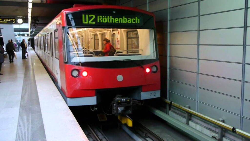 Metro line U2 in Nuremberg