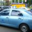 Blue local Medan taxi