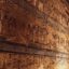 Close up of hieroglyphics in the Luxor Temple in Egypt
