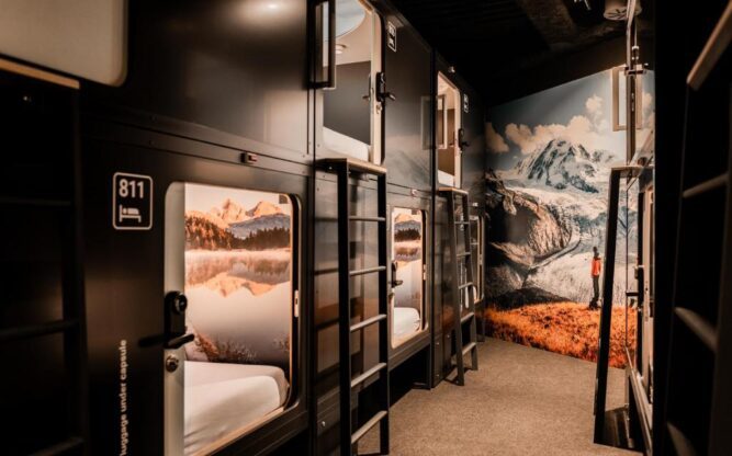 Alipne Garden - Capsule Hotel Zurich Airport