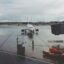 Aircraft near a bridge at Oslo Airport