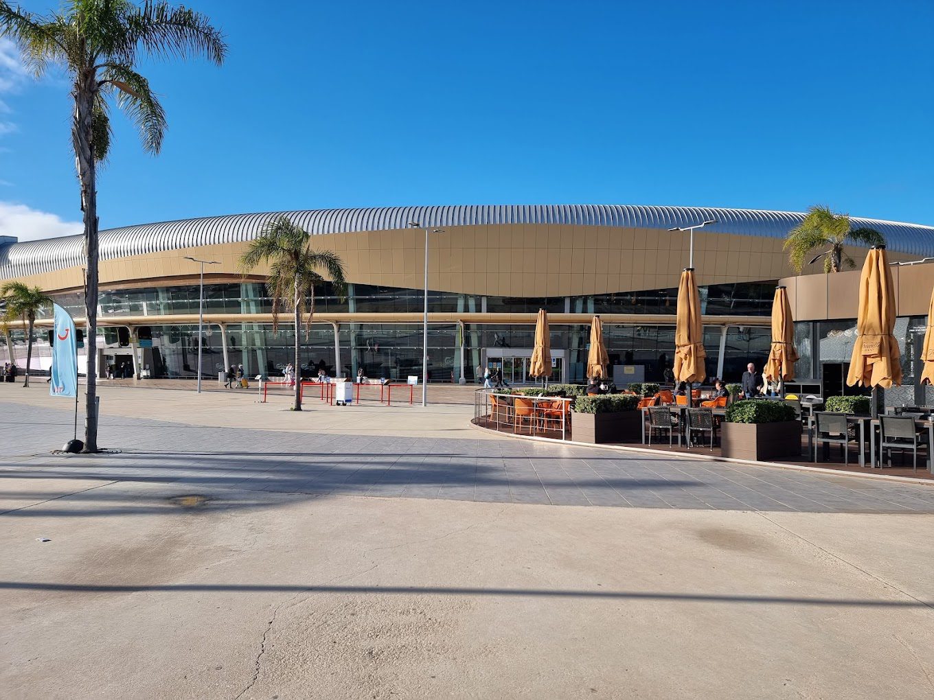Outside of Faro Airport
