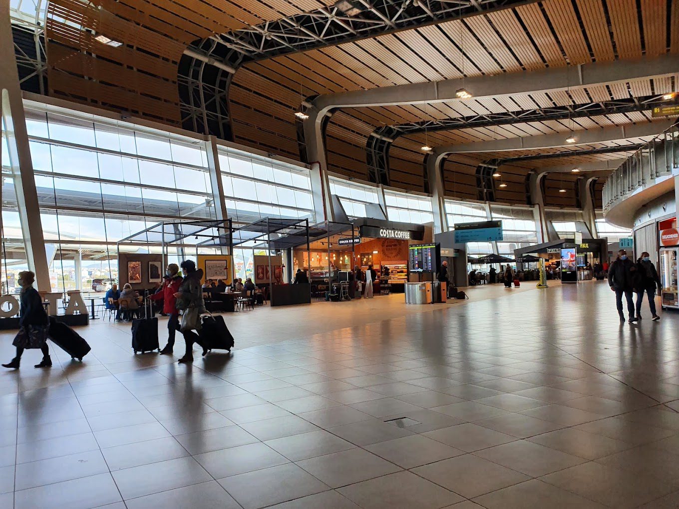 Faro Airport terminal.