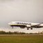 Ryanair flight Landing at Modlin airport