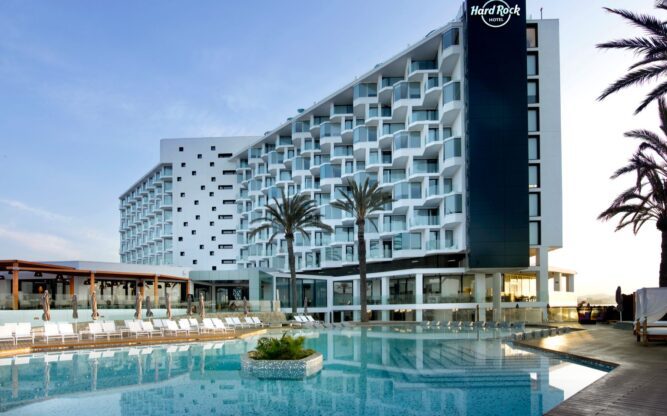 Exterior of Hard Rock Hotel Ibiza Airport